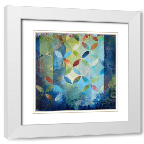 Comely + Courtly I White Modern Wood Framed Art Print with Double Matting by Robinson, Heather