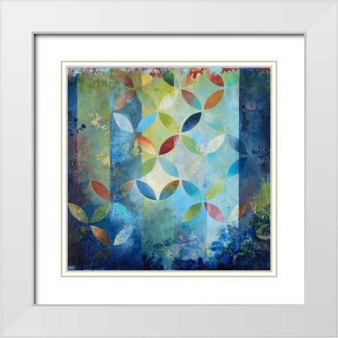Comely + Courtly I White Modern Wood Framed Art Print with Double Matting by Robinson, Heather
