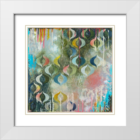 Diffident + Patient II White Modern Wood Framed Art Print with Double Matting by Robinson, Heather