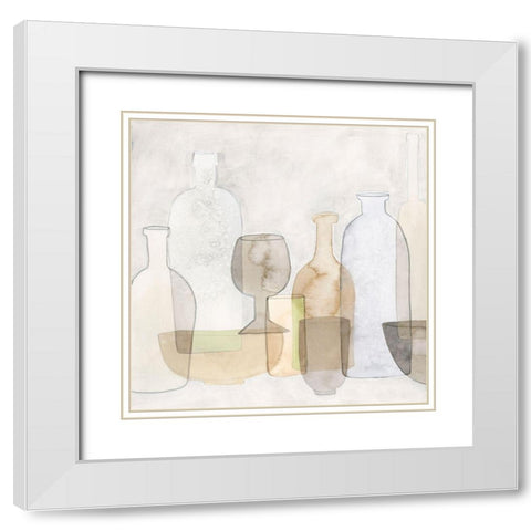 Found I White Modern Wood Framed Art Print with Double Matting by Popp, Grace