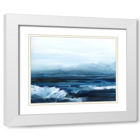 View from the Lighthouse I White Modern Wood Framed Art Print with Double Matting by Popp, Grace