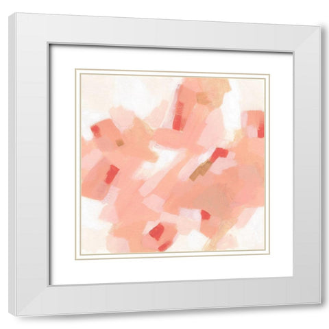Dusk Lights I White Modern Wood Framed Art Print with Double Matting by Vess, June Erica