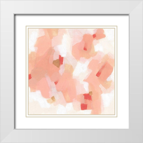 Dusk Lights II White Modern Wood Framed Art Print with Double Matting by Vess, June Erica