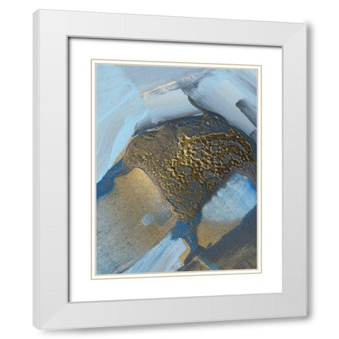 Mesmerize II White Modern Wood Framed Art Print with Double Matting by Arbel, Lori