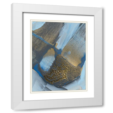 Mesmerize IV White Modern Wood Framed Art Print with Double Matting by Arbel, Lori