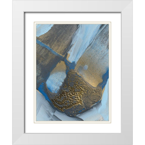 Mesmerize IV White Modern Wood Framed Art Print with Double Matting by Arbel, Lori
