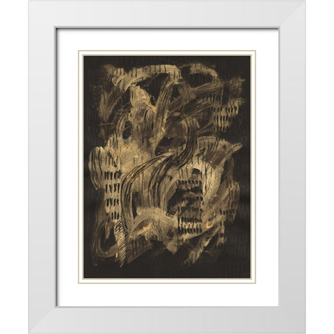 Velocity White Modern Wood Framed Art Print with Double Matting by Arbel, Lori