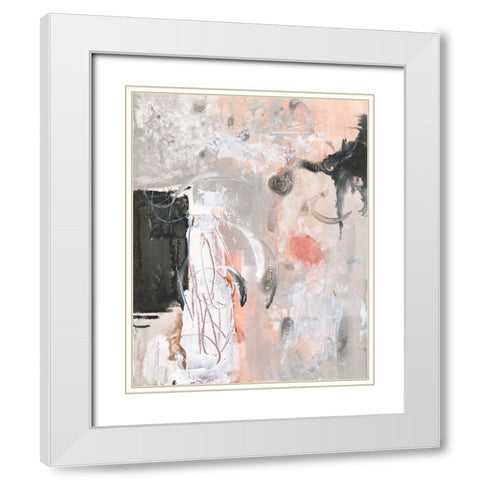 Sweet and Light II White Modern Wood Framed Art Print with Double Matting by Combs, Joyce