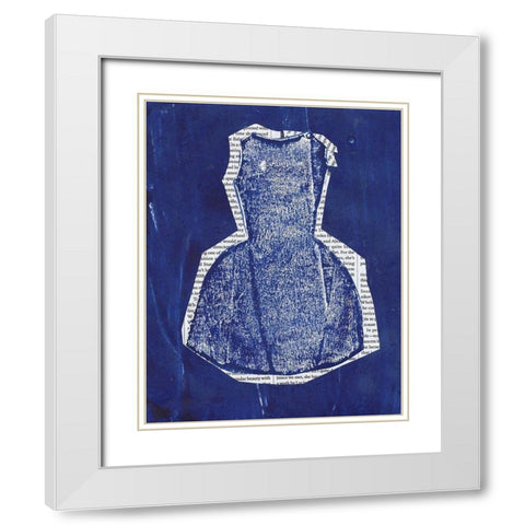 Young Maiden White Modern Wood Framed Art Print with Double Matting by Combs, Joyce