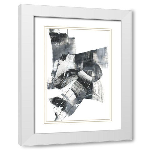 Fiesta Collage I White Modern Wood Framed Art Print with Double Matting by Combs, Joyce