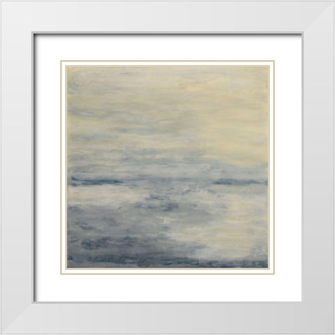 Space of Those That Wake White Modern Wood Framed Art Print with Double Matting by Shanti, Shima