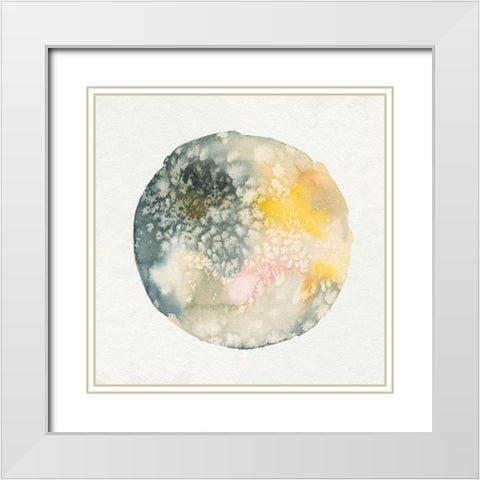 Cosmic View II White Modern Wood Framed Art Print with Double Matting by Caroline, Emma