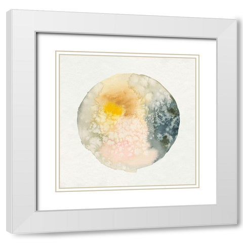Cosmic View III White Modern Wood Framed Art Print with Double Matting by Caroline, Emma