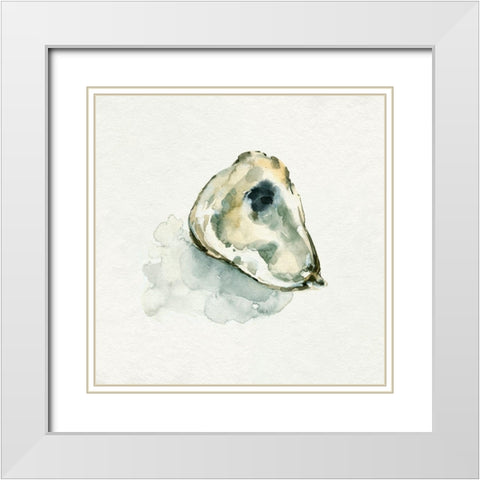 Old Salt Shell II White Modern Wood Framed Art Print with Double Matting by Caroline, Emma