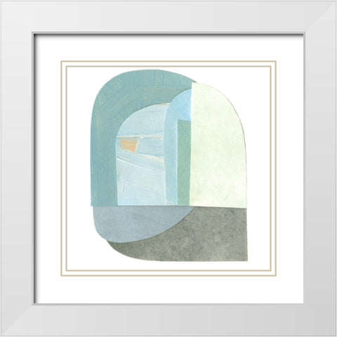 Morningtide I White Modern Wood Framed Art Print with Double Matting by Caroline, Emma