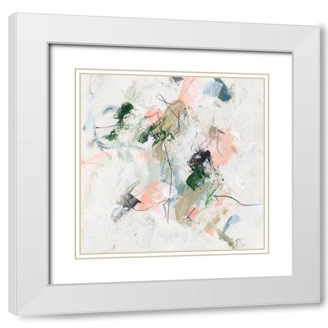 Approaching Spring I White Modern Wood Framed Art Print with Double Matting by Wang, Melissa