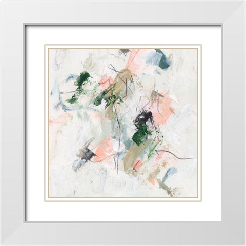 Approaching Spring I White Modern Wood Framed Art Print with Double Matting by Wang, Melissa