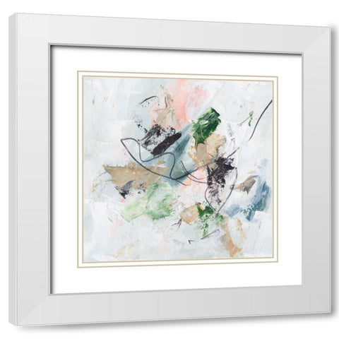 Approaching Spring III White Modern Wood Framed Art Print with Double Matting by Wang, Melissa