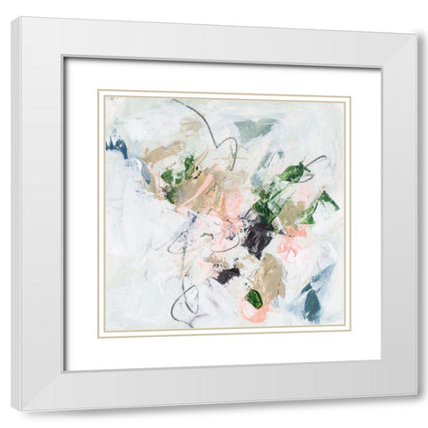 Approaching Spring IV White Modern Wood Framed Art Print with Double Matting by Wang, Melissa