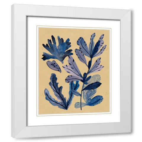 Underwater Forest III White Modern Wood Framed Art Print with Double Matting by Wang, Melissa