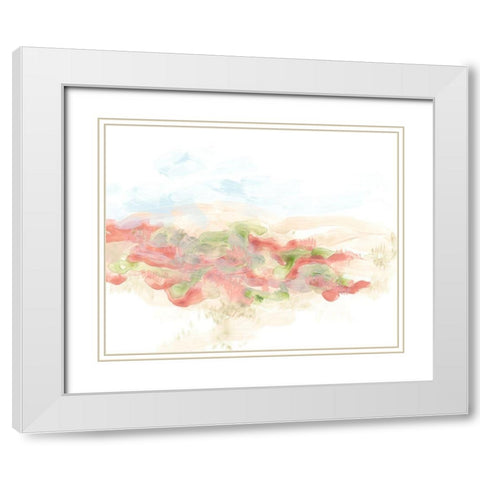 Dappled Dune I White Modern Wood Framed Art Print with Double Matting by Vess, June Erica