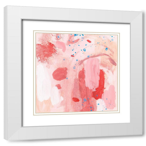 Pink Sky IV White Modern Wood Framed Art Print with Double Matting by Wang, Melissa