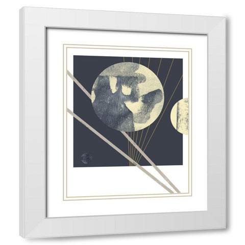 Planetary Weights I White Modern Wood Framed Art Print with Double Matting by Green, Jacob