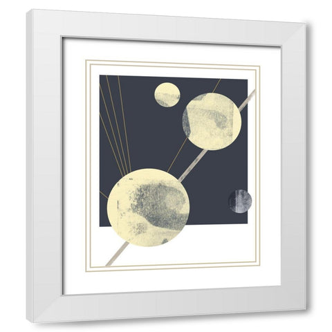 Planetary Weights IV White Modern Wood Framed Art Print with Double Matting by Green, Jacob