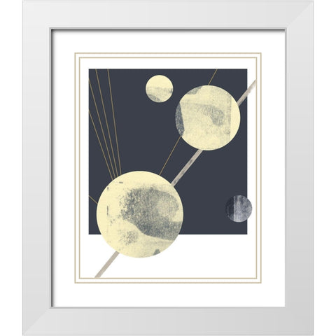 Planetary Weights IV White Modern Wood Framed Art Print with Double Matting by Green, Jacob