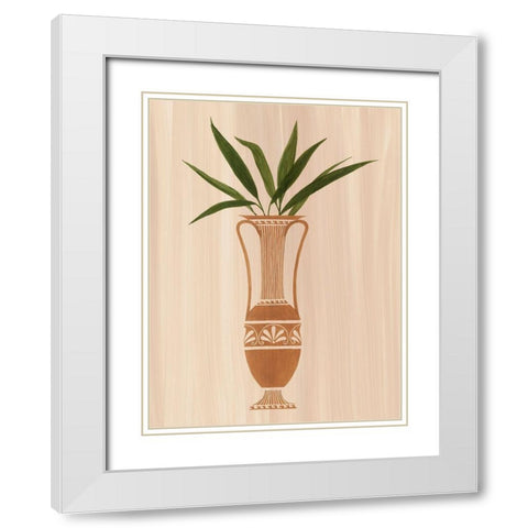 Dianas Vessel I White Modern Wood Framed Art Print with Double Matting by Popp, Grace