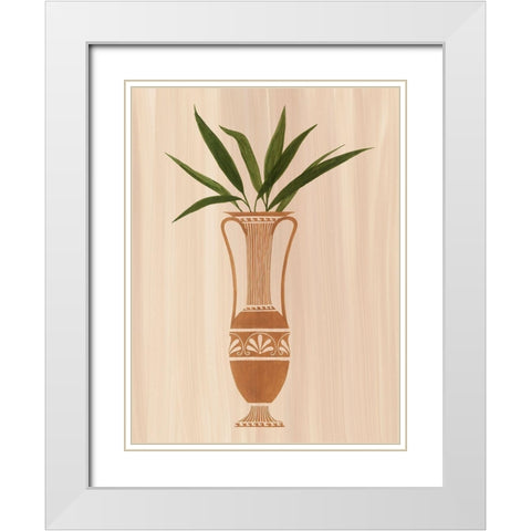 Dianas Vessel I White Modern Wood Framed Art Print with Double Matting by Popp, Grace