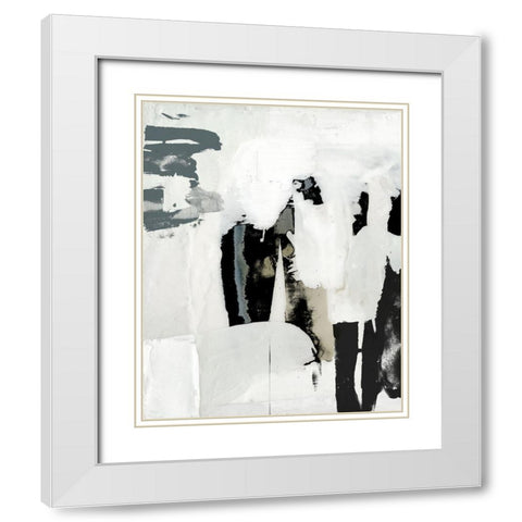 Broken Window I White Modern Wood Framed Art Print with Double Matting by Goldberger, Jennifer