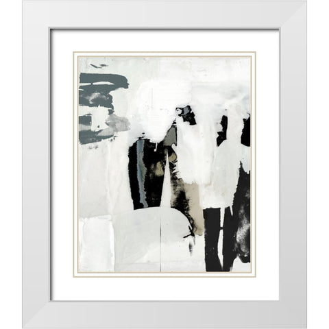 Broken Window I White Modern Wood Framed Art Print with Double Matting by Goldberger, Jennifer