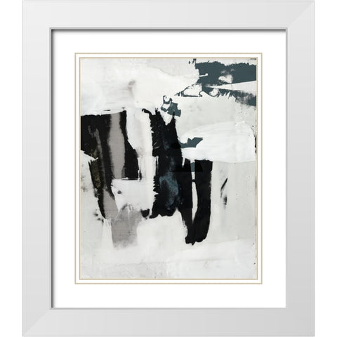 Broken Window II White Modern Wood Framed Art Print with Double Matting by Goldberger, Jennifer