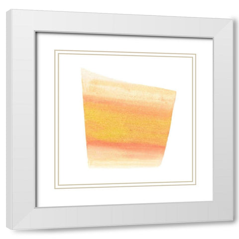New Horizons II White Modern Wood Framed Art Print with Double Matting by Caroline, Emma