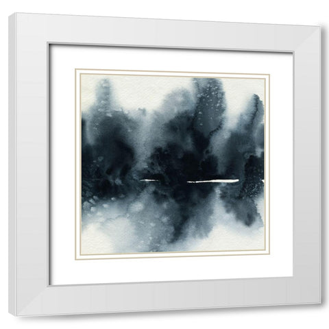 Winter Months I White Modern Wood Framed Art Print with Double Matting by Popp, Grace