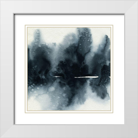 Winter Months I White Modern Wood Framed Art Print with Double Matting by Popp, Grace