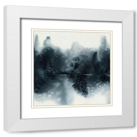 Winter Months II White Modern Wood Framed Art Print with Double Matting by Popp, Grace