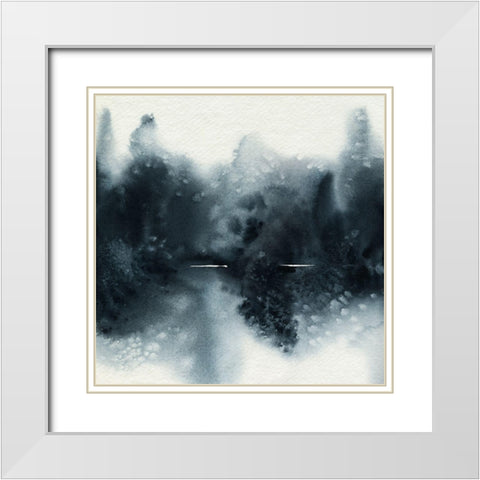 Winter Months II White Modern Wood Framed Art Print with Double Matting by Popp, Grace