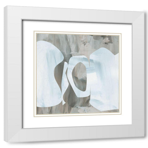 Cave Formation I White Modern Wood Framed Art Print with Double Matting by Wang, Melissa
