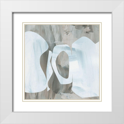 Cave Formation I White Modern Wood Framed Art Print with Double Matting by Wang, Melissa