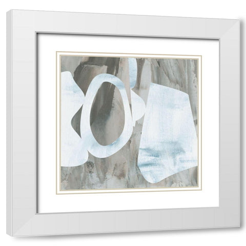 Cave Formation III White Modern Wood Framed Art Print with Double Matting by Wang, Melissa