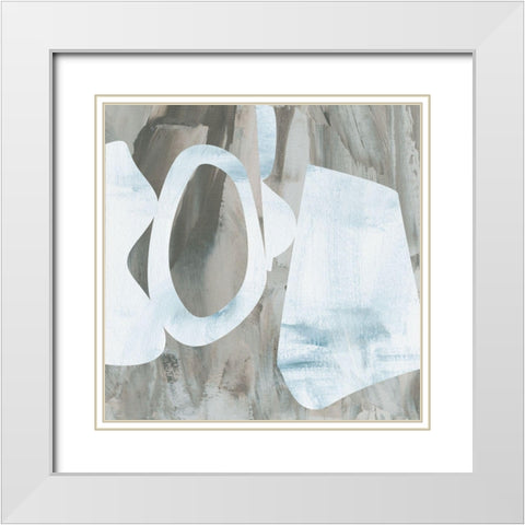 Cave Formation III White Modern Wood Framed Art Print with Double Matting by Wang, Melissa