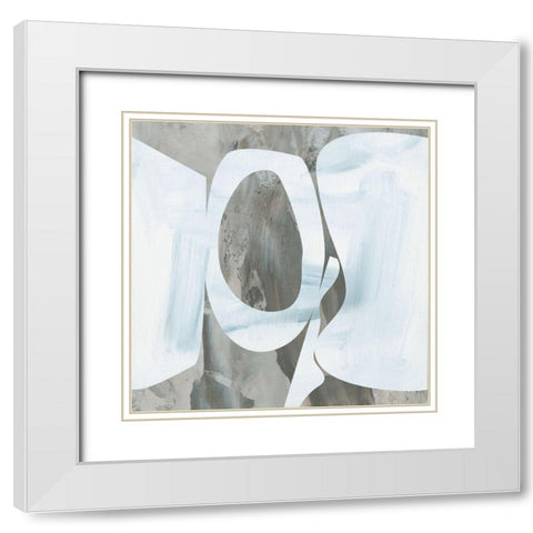 Cave Formation IV White Modern Wood Framed Art Print with Double Matting by Wang, Melissa