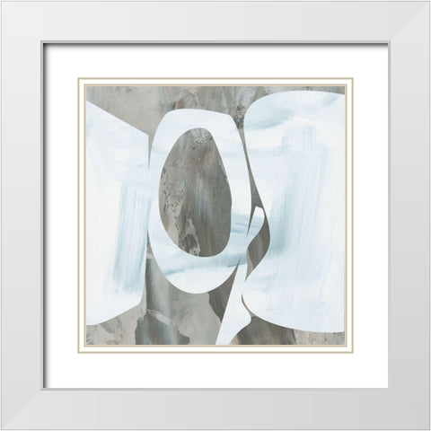 Cave Formation IV White Modern Wood Framed Art Print with Double Matting by Wang, Melissa