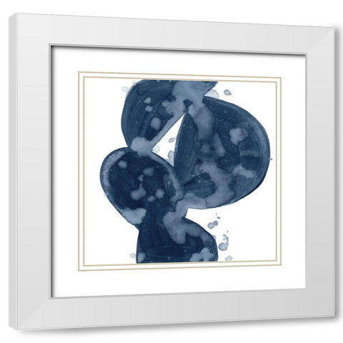 Orb Stack I White Modern Wood Framed Art Print with Double Matting by Vess, June Erica