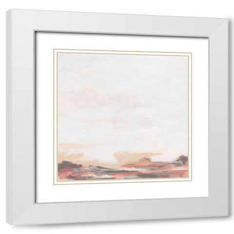 Rose Inlet I White Modern Wood Framed Art Print with Double Matting by Vess, June Erica
