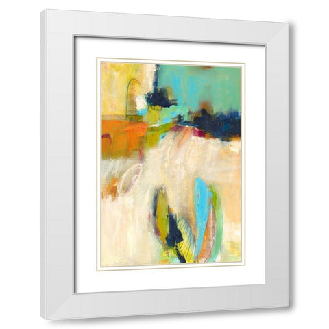 It All Adds Up White Modern Wood Framed Art Print with Double Matting by Bothne, Janet