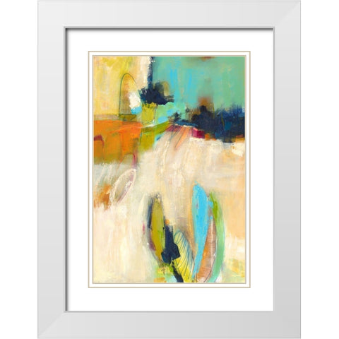 It All Adds Up White Modern Wood Framed Art Print with Double Matting by Bothne, Janet