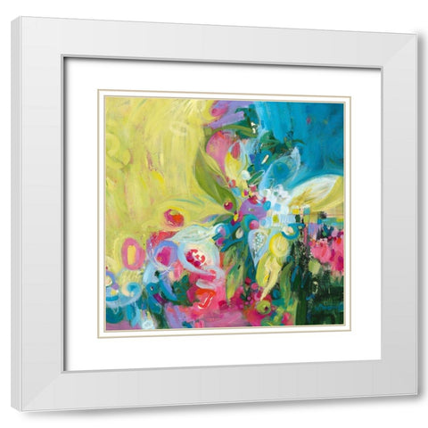 Edwinas Headdress White Modern Wood Framed Art Print with Double Matting by Bothne, Janet